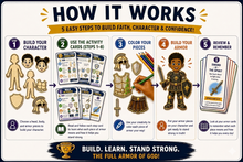 Load image into Gallery viewer, Armor Builder: Faith Activity Kit