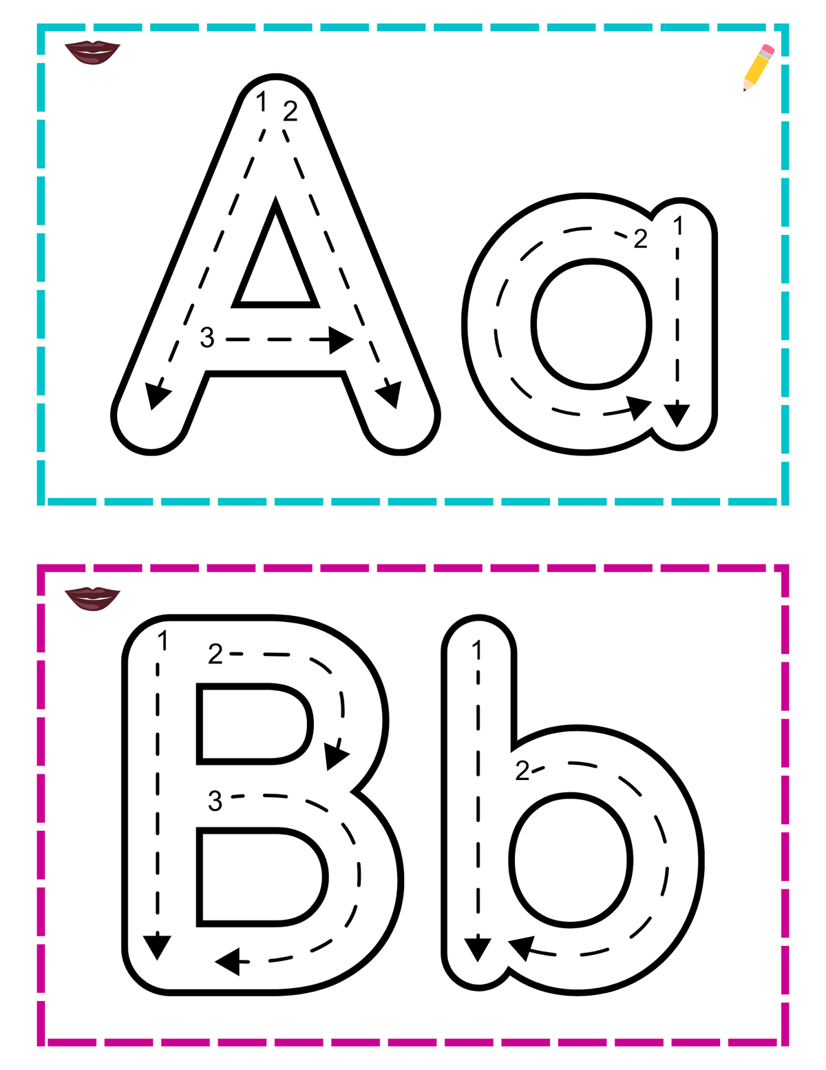 Reusable Bible ABC Tracing Cards