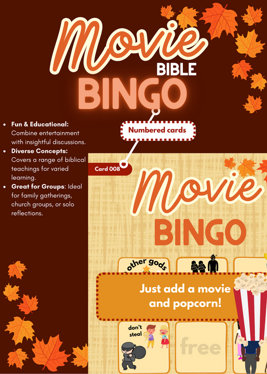 Bible Movie BINGO