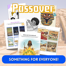 Load image into Gallery viewer, Passover Activities Download (100 pages) | Ages 3 to 12
