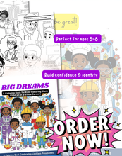 Load image into Gallery viewer, Big Dreams Coloring Book | Digital Download | Ages 5 to 8
