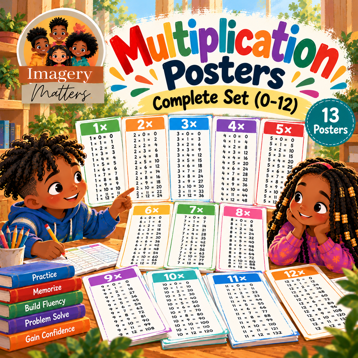 Easy To Learn Multiplication Facts Printables
