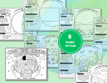 Load image into Gallery viewer, Seven Days of Creation Wooden Mobile &amp; Digital Download | Hands-On Scripture Activity Kit
