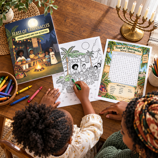 Feast of Tabernacles & Day of Atonement Lesson Plan and Activities Bundle
