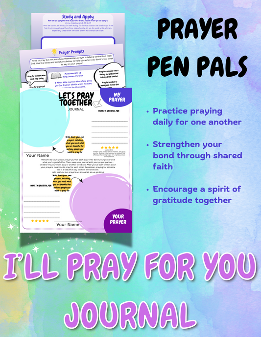 I'll Pray For You Journal