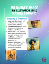 Load image into Gallery viewer, MidJourney Illustration Styles Prompt Guide (PDF Download)
