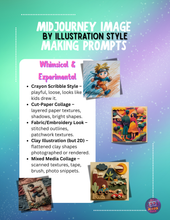 Load image into Gallery viewer, MidJourney Illustration Styles Prompt Guide (PDF Download)
