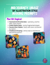Load image into Gallery viewer, MidJourney Illustration Styles Prompt Guide (PDF Download)
