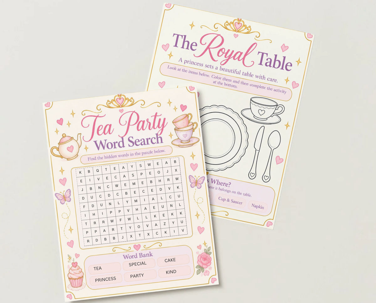 tea party activities for kids, little girls tea party ideas, kids tea party crafts