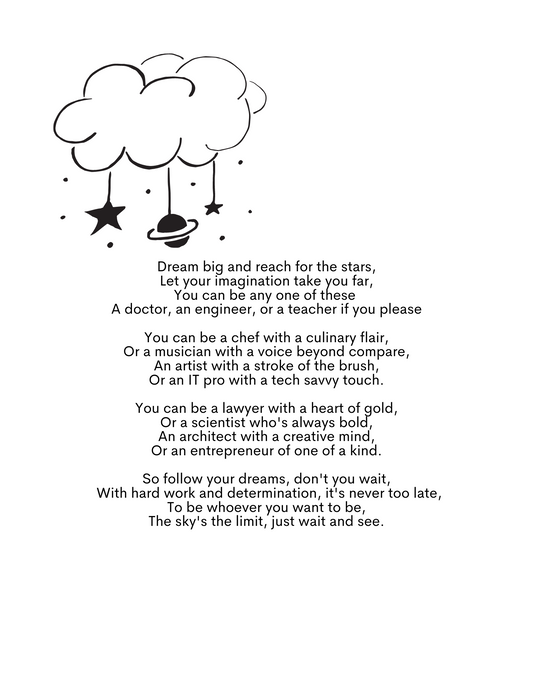 Big Dreams Coloring Book | Digital Download | Ages 5 to 8